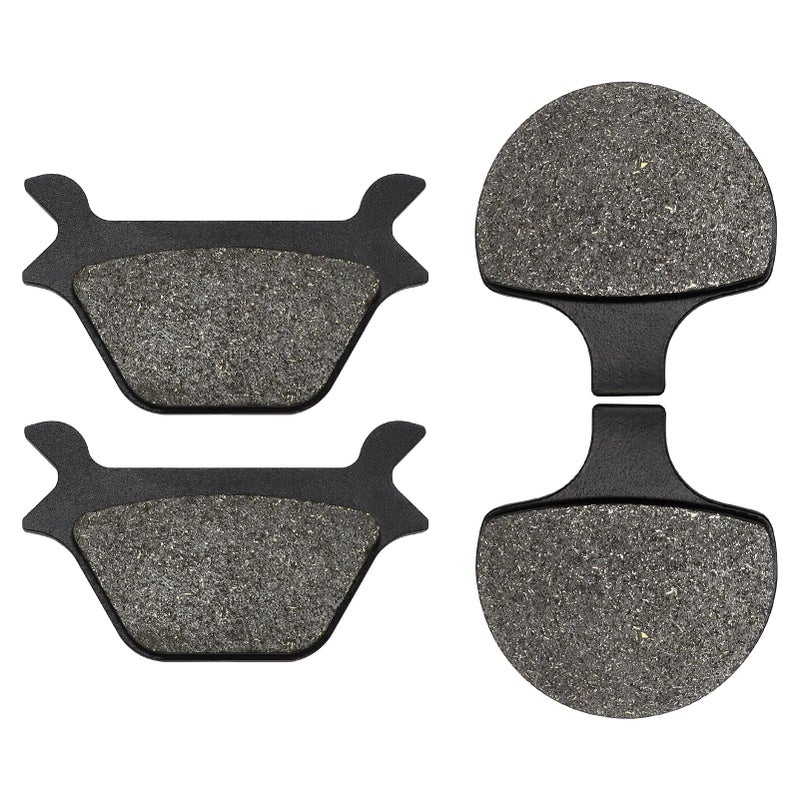 ZICOO Front & Rear Brake Pads for Harley Davidson Softail, Heritage Softail, Fatboy, Heritage Springer, Sportster 1200 883 Dyna Super Wide Glide Night Train Low Rider 1988-1999 - Image 1